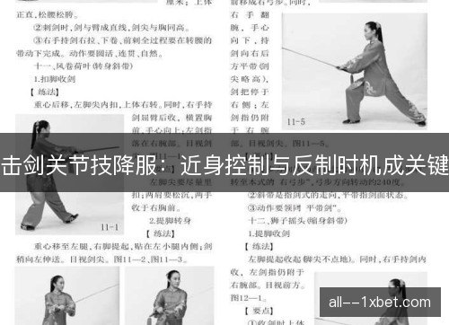 击剑关节技降服：近身控制与反制时机成关键